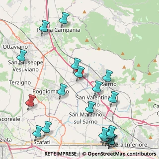 Mappa Via Sarno Parco Verde, 80040 Striano NA, Italia (6.0775)