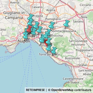 Mappa Piazza Privata Luigi Sapio, 80055 Portici NA, Italia (6.506)