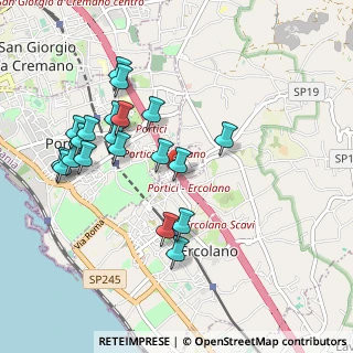 Mappa Piazza Privata Luigi Sapio, 80055 Portici NA, Italia (1.049)
