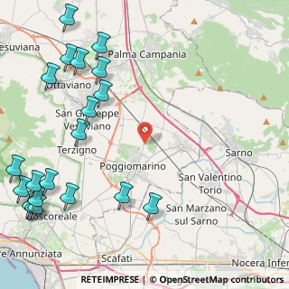Mappa Via Sandro Pertini, 80040 Poggiomarino NA, Italia (6.8415)