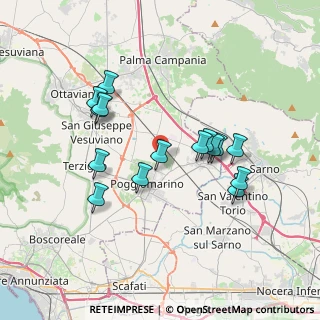 Mappa Via Sandro Pertini, 80040 Poggiomarino NA, Italia (3.61867)