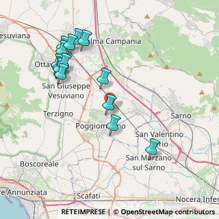 Mappa Via Sandro Pertini, 80040 Poggiomarino NA, Italia (4.63714)