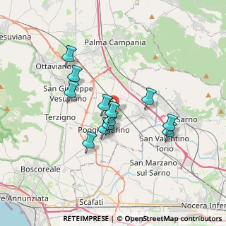 Mappa Via Sandro Pertini, 80040 Poggiomarino NA, Italia (3.12833)