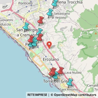 Mappa Via Bosco Catena, 80055 Portici NA, Italia (2.454)