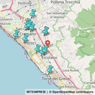 Mappa Via Bosco Catena, 80055 Portici NA, Italia (2.09)