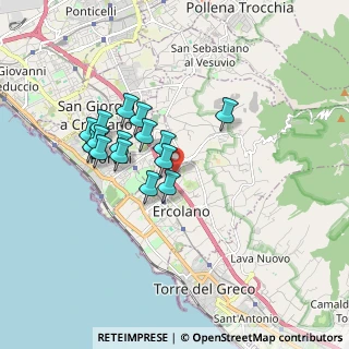 Mappa Via Bosco Catena, 80055 Portici NA, Italia (1.55667)