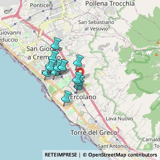 Mappa Via Bosco Catena, 80055 Portici NA, Italia (1.39429)