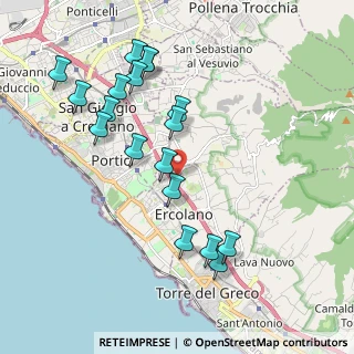 Mappa Via Bosco Catena, 80055 Portici NA, Italia (2.21222)