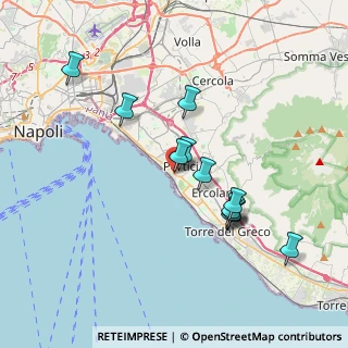 Mappa Via Bagnara, 80055 Portici NA, Italia (3.67167)