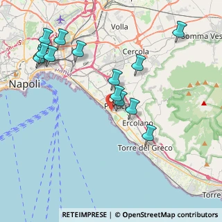 Mappa Via Bagnara, 80055 Portici NA, Italia (4.76929)