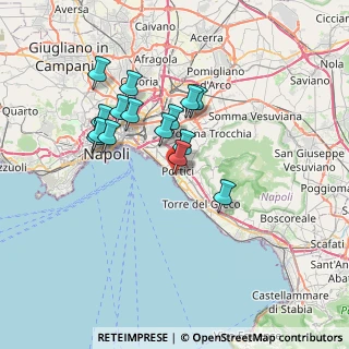 Mappa Via Bagnara, 80055 Portici NA, Italia (6.51267)