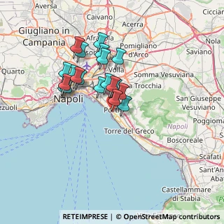 Mappa Via Bagnara, 80055 Portici NA, Italia (6.18)