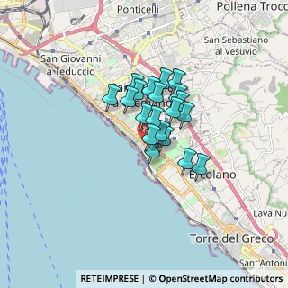 Mappa Via Bagnara, 80055 Portici NA, Italia (1.121)