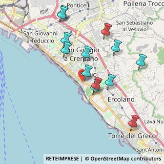 Mappa Via Bagnara, 80055 Portici NA, Italia (2.14769)