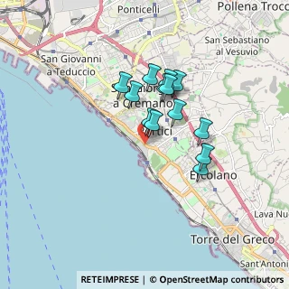 Mappa Via Bagnara, 80055 Portici NA, Italia (1.39077)