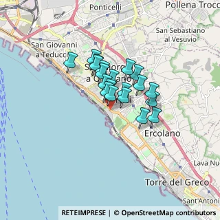 Mappa Via Bagnara, 80055 Portici NA, Italia (1.191)