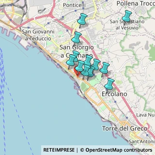 Mappa Via Bagnara, 80055 Portici NA, Italia (1.365)