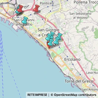 Mappa Via Bagnara, 80055 Portici NA, Italia (2.45182)