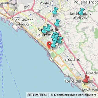 Mappa Via Bagnara, 80055 Portici NA, Italia (1.83909)