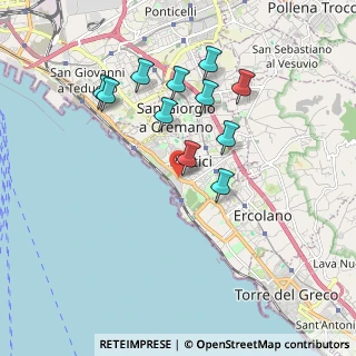 Mappa Via Bagnara, 80055 Portici NA, Italia (1.85182)