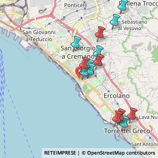 Mappa Via Bagnara, 80055 Portici NA, Italia (2.21786)