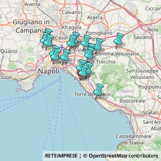 Mappa Via Ernesto della Torre, 80055 Portici NA, Italia (6.55059)