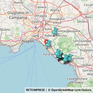 Mappa Via Ernesto della Torre, 80055 Portici NA, Italia (7.51583)