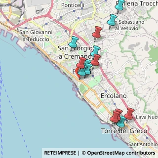 Mappa Via Ernesto della Torre, 80055 Portici NA, Italia (2.11857)