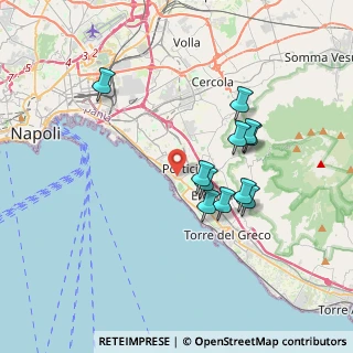 Mappa Via Ernesto della Torre, 80055 Portici NA, Italia (3.41818)