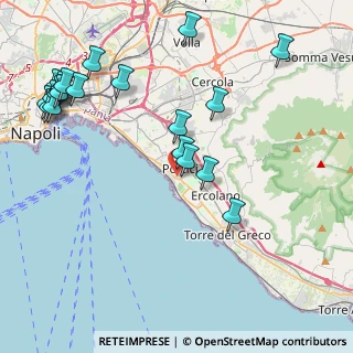 Mappa Via Ernesto della Torre, 80055 Portici NA, Italia (5.5385)