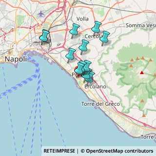 Mappa Via Ernesto della Torre, 80055 Portici NA, Italia (2.8725)