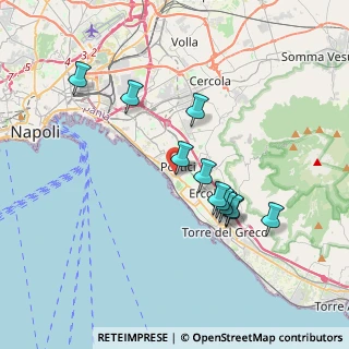 Mappa Via Ernesto della Torre, 80055 Portici NA, Italia (3.53545)