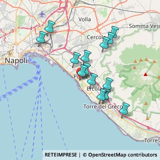 Mappa Via Ernesto della Torre, 80055 Portici NA, Italia (3.53357)
