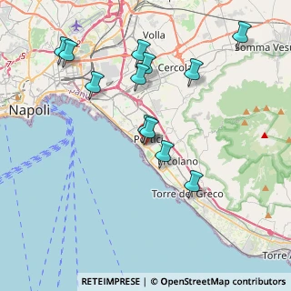 Mappa Via Ernesto della Torre, 80055 Portici NA, Italia (4.255)