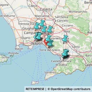 Mappa Via Ernesto della Torre, 80055 Portici NA, Italia (11.747)