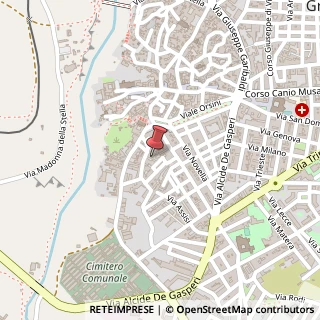Mappa Via Fornaci, 87, 70024 Gravina in Puglia, Bari (Puglia)