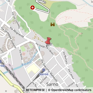 Mappa Via de liguori 38, 84087 Sarno, Salerno (Campania)
