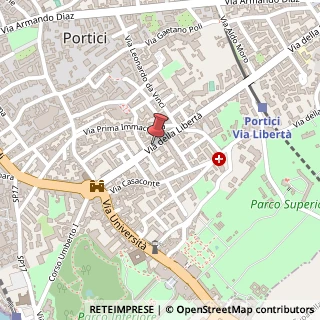 Mappa Via Libertà,  96, 80055 Portici, Napoli (Campania)