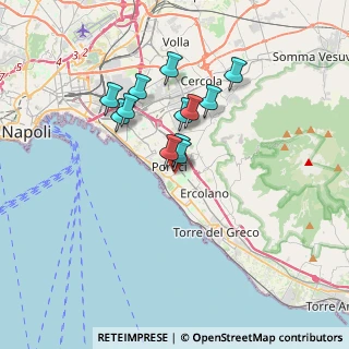 Mappa Via della Libertà II Traversa Dx, 80055 Portici NA, Italia (2.94083)