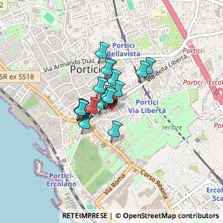 Mappa Via della Libertà II Traversa Dx, 80055 Portici NA, Italia (0.27)