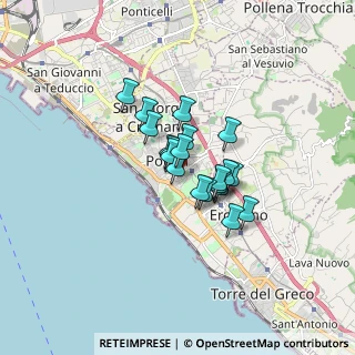 Mappa Via della Libertà II Traversa Dx, 80055 Portici NA, Italia (1.0895)