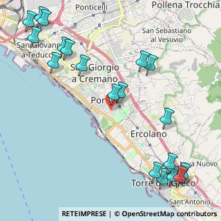 Mappa Via della Libertà II Traversa Dx, 80055 Portici NA, Italia (3.12263)