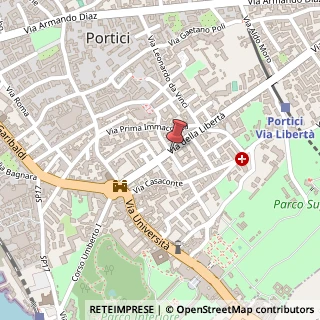 Mappa Via Libertà, 86, 80055 Portici, Napoli (Campania)