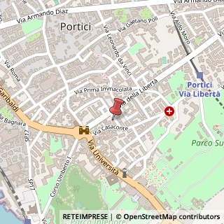 Mappa Via della Libertà, 4, 80055 Portici, Napoli (Campania)