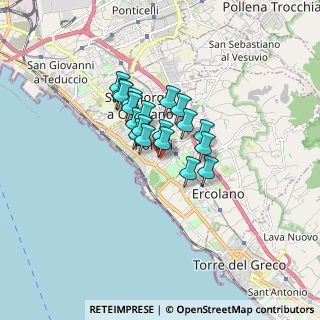 Mappa Via della Libertà II Traversa Sx, 80055 Portici NA, Italia (1.12158)