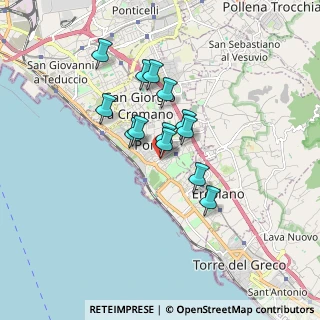 Mappa Via Libertà III traversa sinistra, 80055 Portici NA, Italia (1.36)