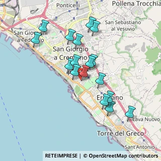 Mappa Via della Libertà II Traversa Sx, 80055 Portici NA, Italia (1.83353)
