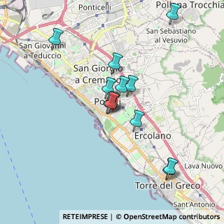 Mappa Via della Libertà II Traversa Sx, 80055 Portici NA, Italia (1.70667)