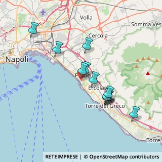 Mappa Via Emanuele Gianturco, 80055 Portici NA, Italia (3.62667)
