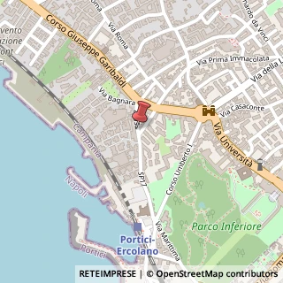 Mappa Via Emanuele Gianturco,  15, 80055 Portici, Napoli (Campania)
